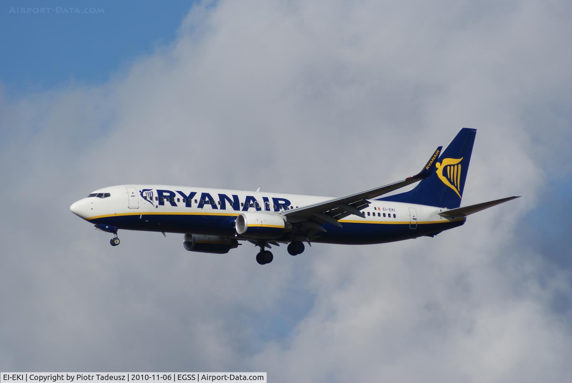 EI-EKI, 2010 Boeing 737-8AS C/N 38496, EGSS