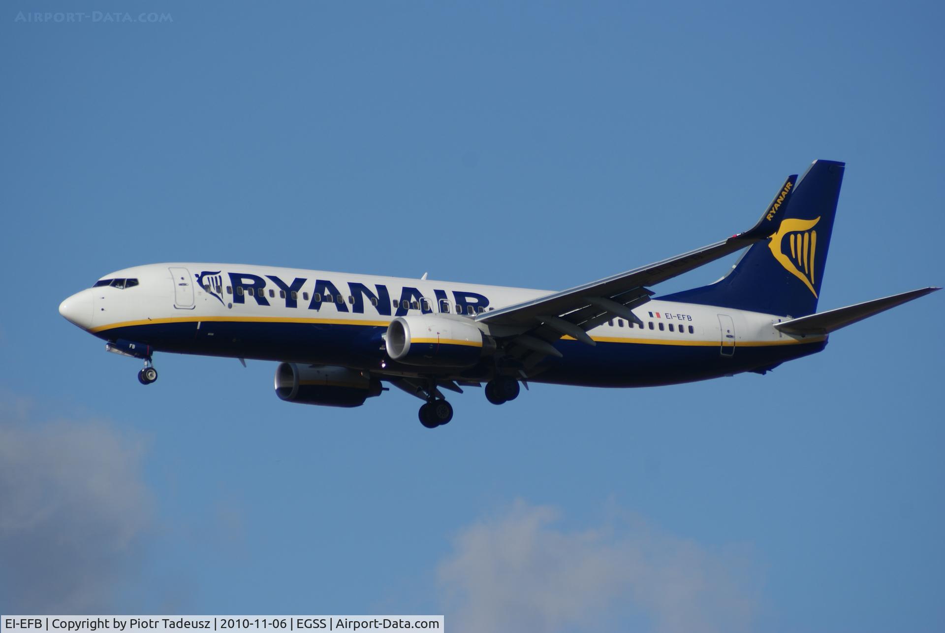EI-EFB, 2009 Boeing 737-8AS C/N 37532, EGSS