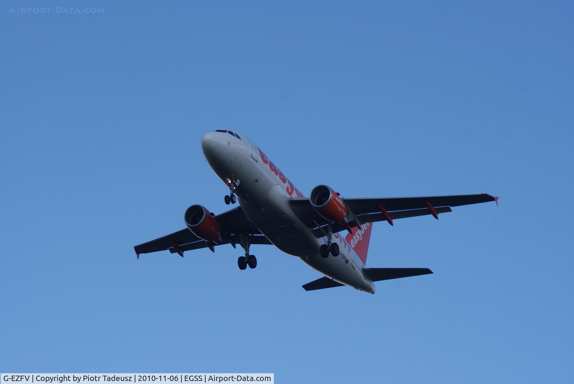 G-EZFV, 2010 Airbus A319-111 C/N 4327, EGSS