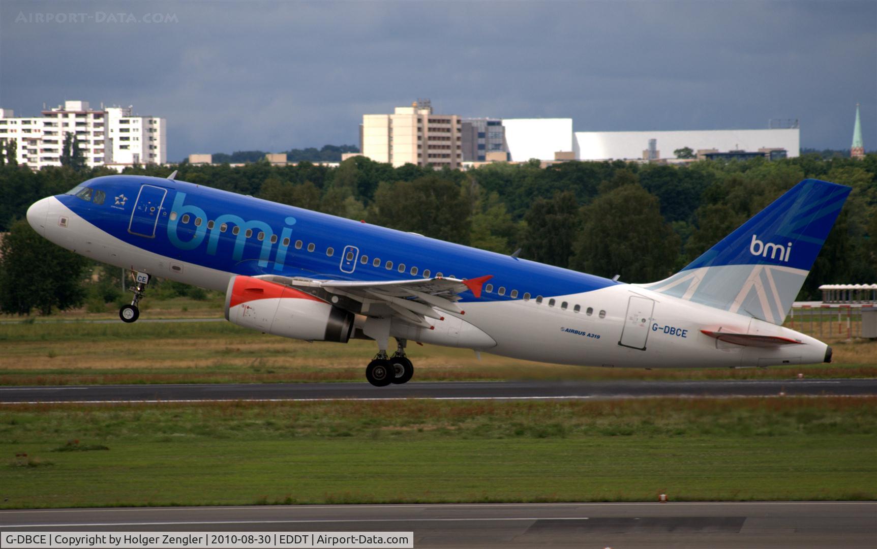 G-DBCE, 2005 Airbus A319-131 C/N 2429, Returning to merry old England....