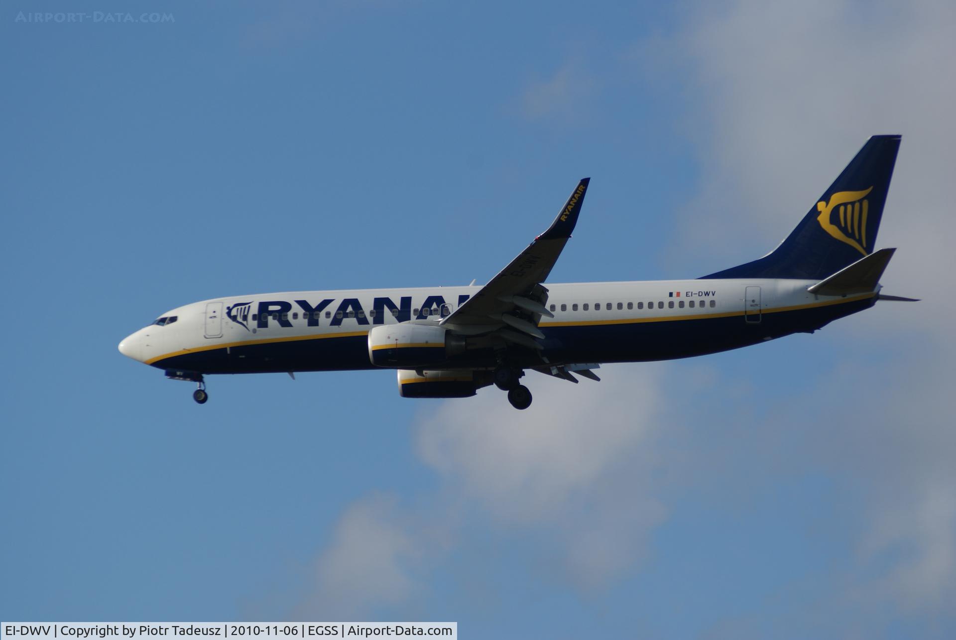 EI-DWV, 2008 Boeing 737-8AS C/N 33627, EGSS