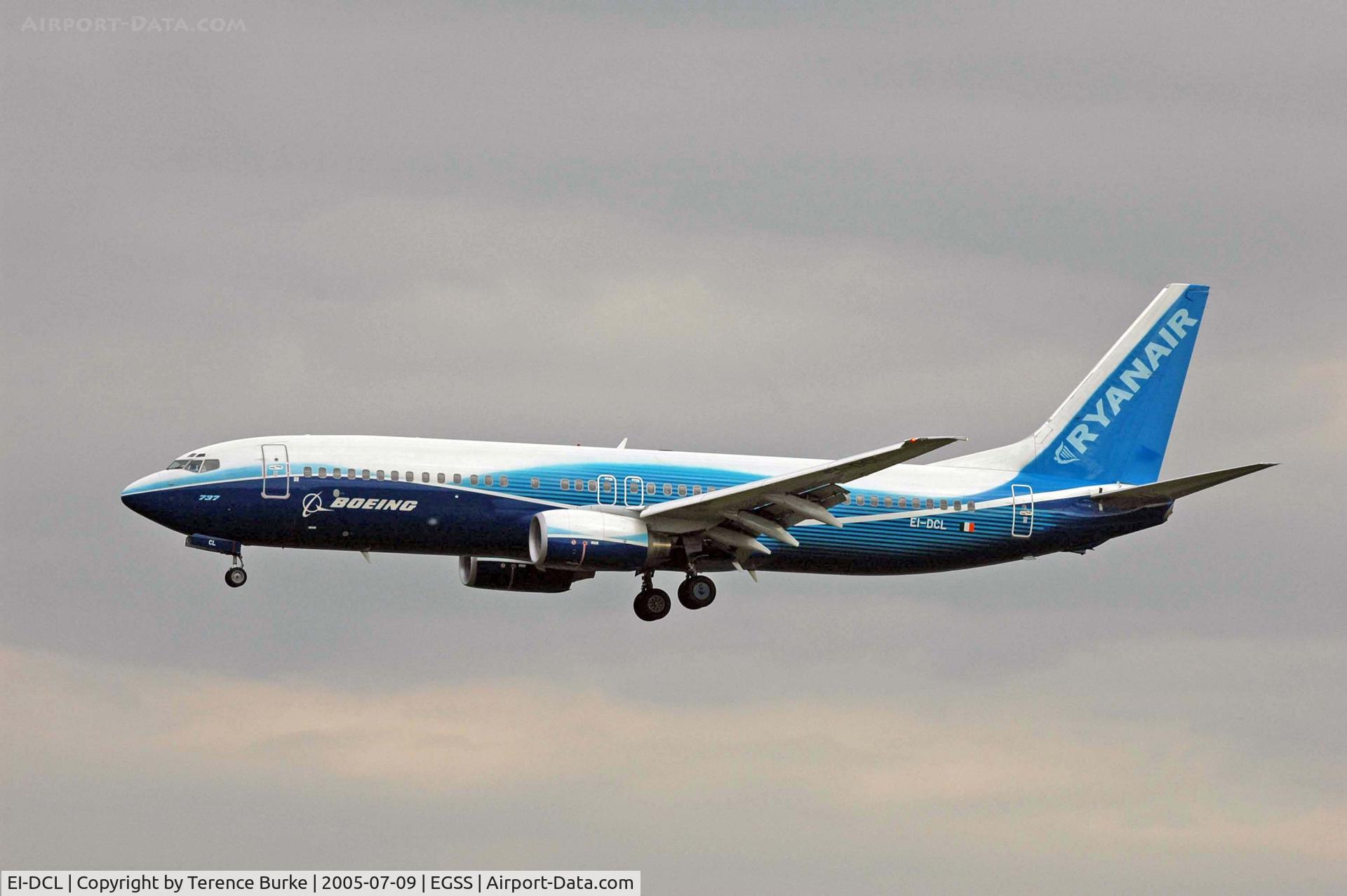 EI-DCL, 2004 Boeing 737-8AS C/N 33806, Stansted, for RNY 05, July 2005