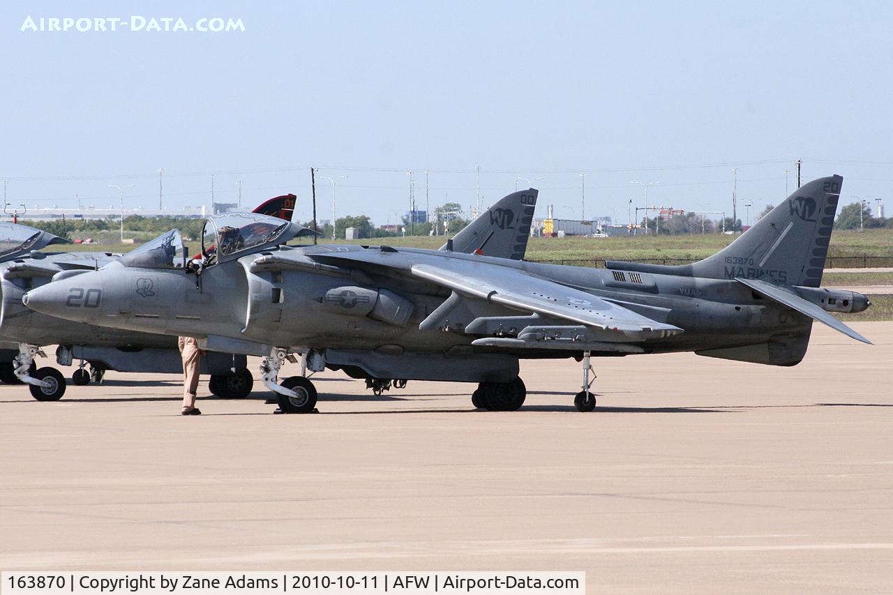 163870, McDonnell Douglas AV-8B Harrier II C/N 178, At Alliance Airport, Fort Worth, TX