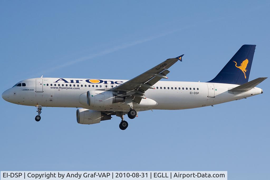 EI-DSP, 2008 Airbus A320-216 C/N 3482, Air One A320