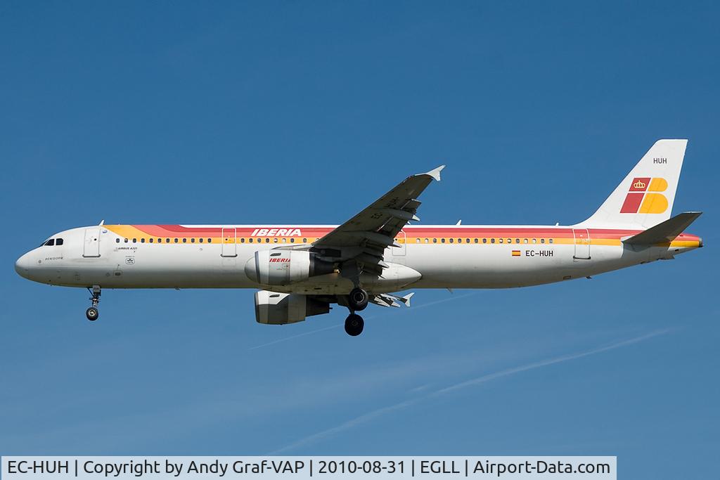 EC-HUH, 1999 Airbus A321-211 C/N 1021, Iberia A321