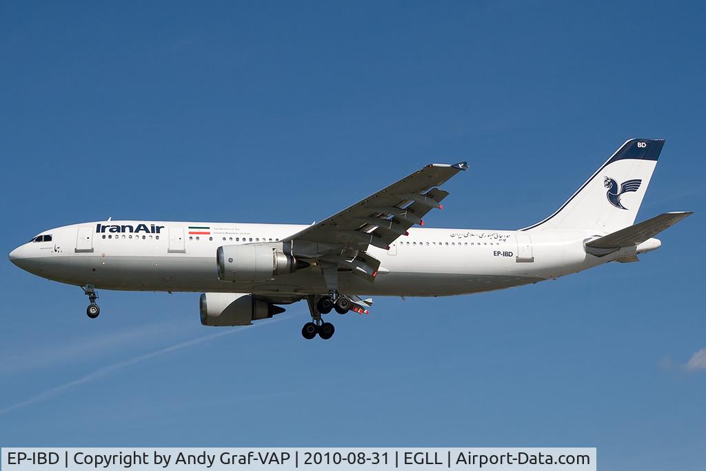 EP-IBD, 1993 Airbus A300B4-605R C/N 696, Iran Air A300-600