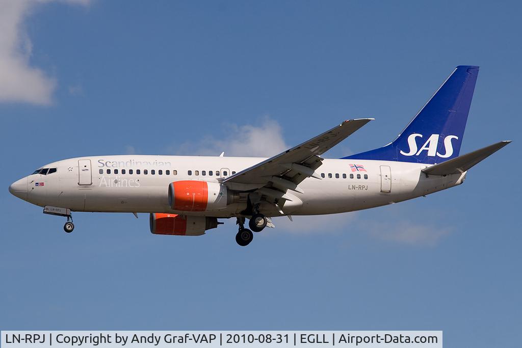 LN-RPJ, 2000 Boeing 737-783 C/N 30192, Scandinavian Airlines 737-700