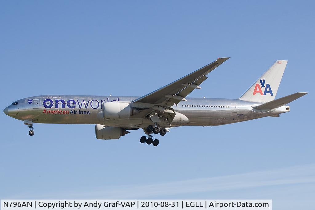 N796AN, 2000 Boeing 777-223 C/N 30796, American Airlines 777-200