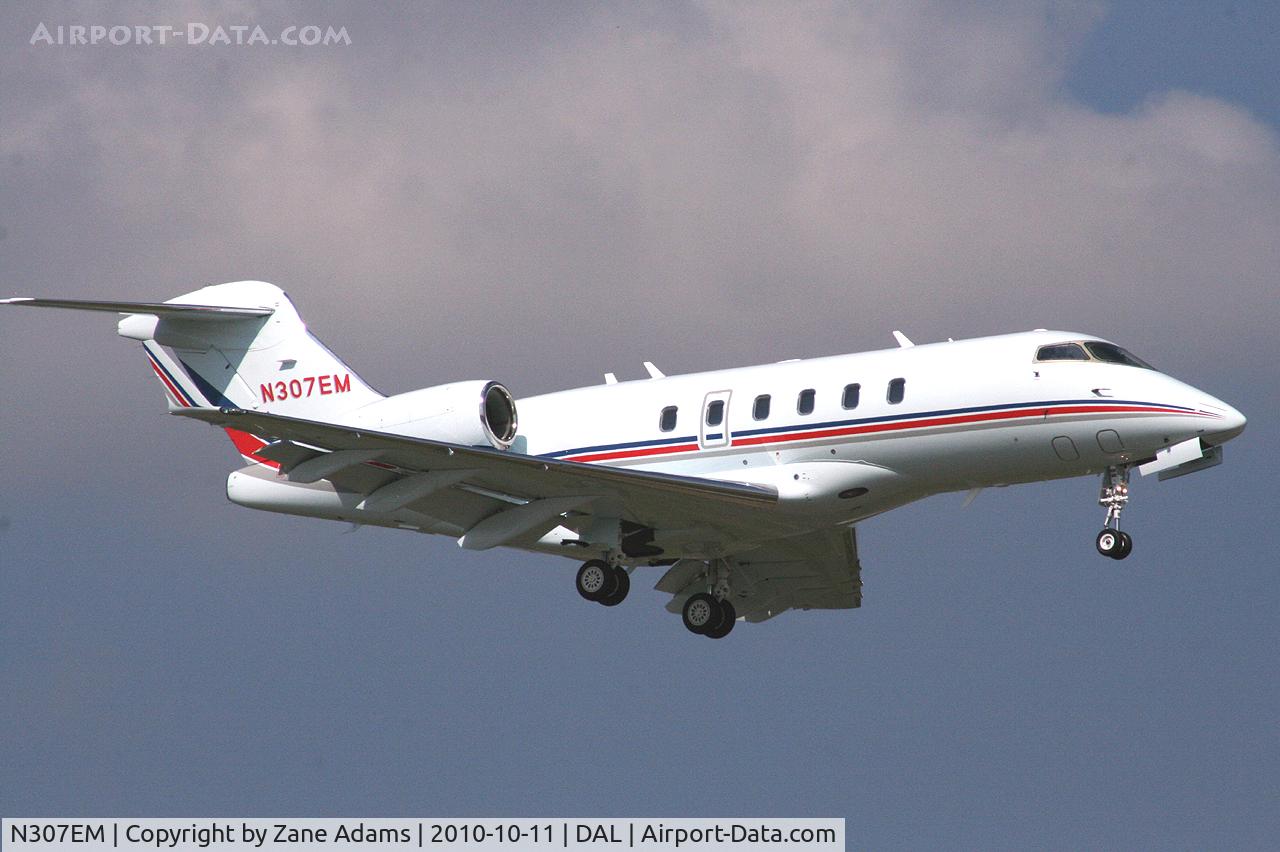 N307EM, Bombardier Challenger 300 (BD-100-1A10) C/N 20283, At Dallas Love Field