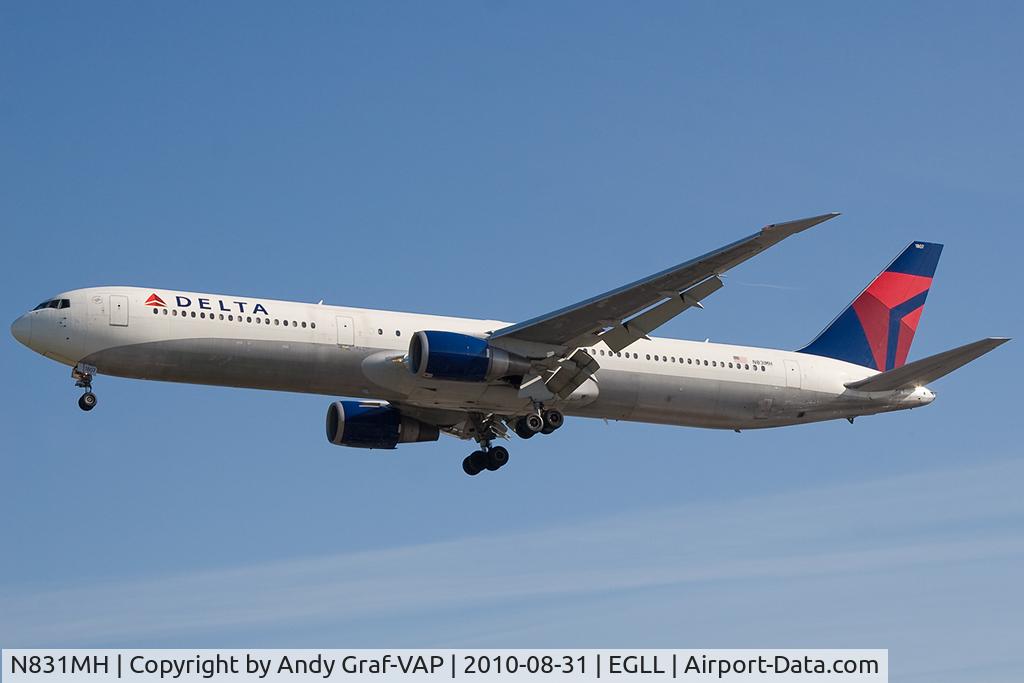 N831MH, 2000 Boeing 767-432/ER C/N 29702, Delta Airlines 767-400