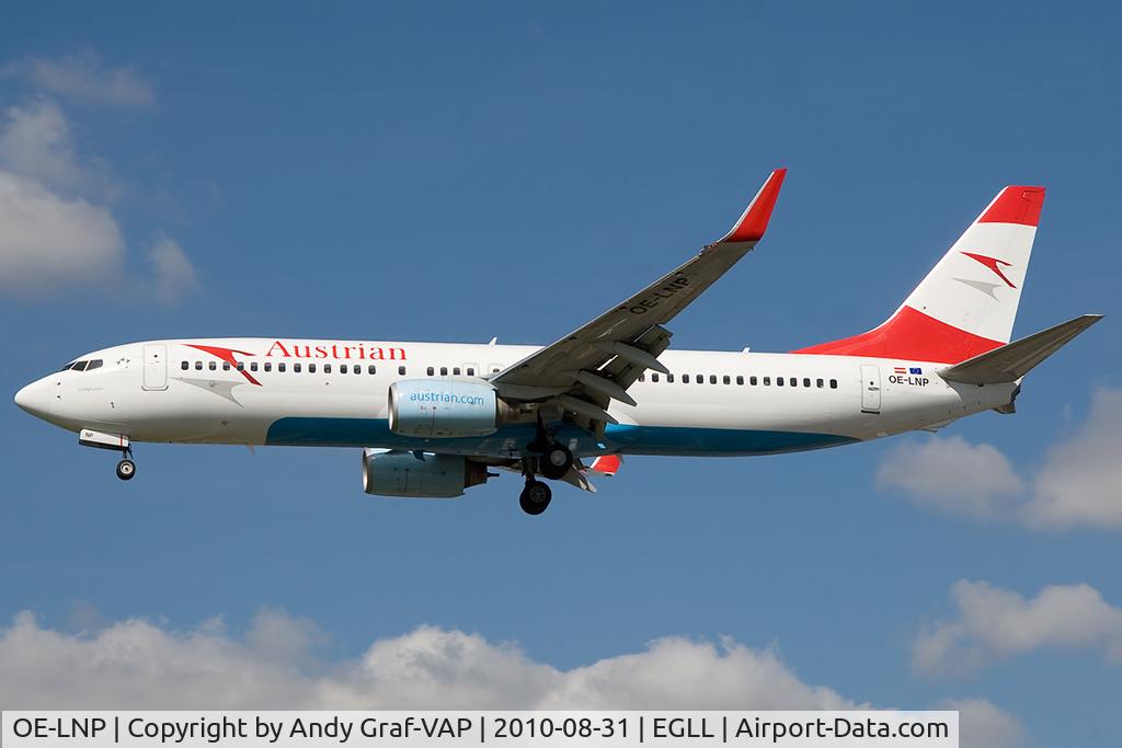 OE-LNP, 2002 Boeing 737-8Z9 C/N 30420, Austrian Airlines 737-800