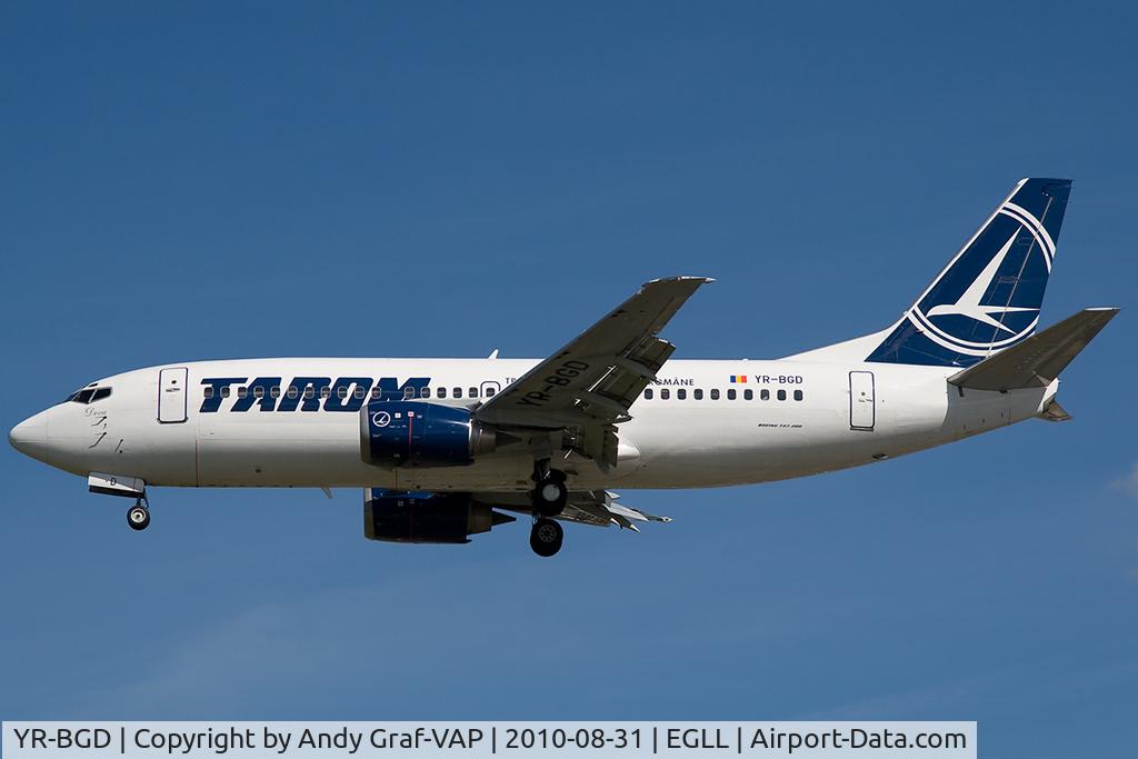 YR-BGD, 1994 Boeing 737-38J C/N 27182/2663, Tarom 737-700