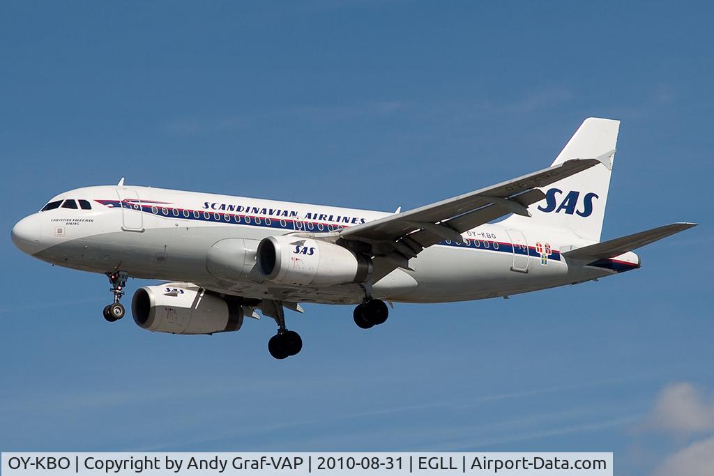 OY-KBO, 2006 Airbus A319-131 C/N 2850, Scandinavian Airlines A319