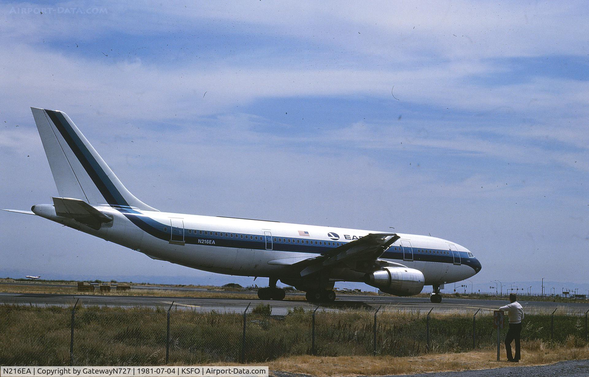 N216EA, Airbus A300B4-103 C/N 118, *