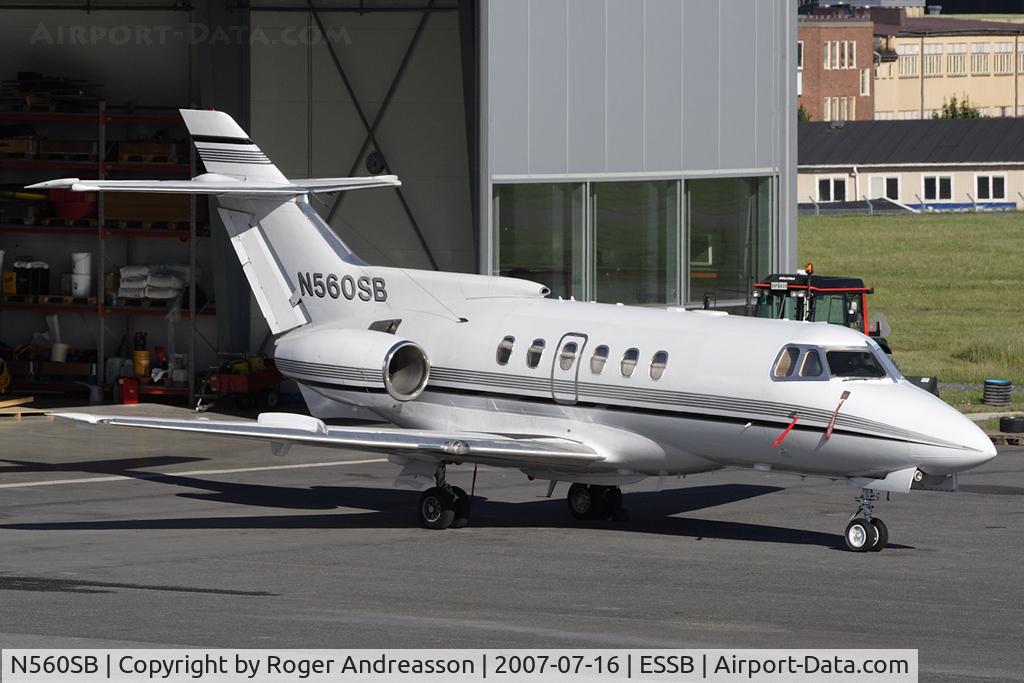 N560SB, 1980 British Aerospace HS.125-700A C/N 257105, Parked at Grafair Jet Center