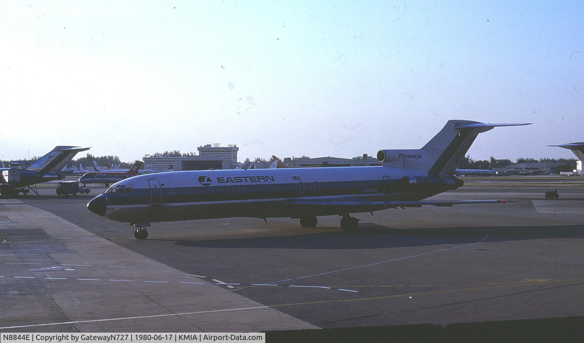 N8844E, 1970 Boeing 727-225 C/N 20442, Note the King's Inn in the background.