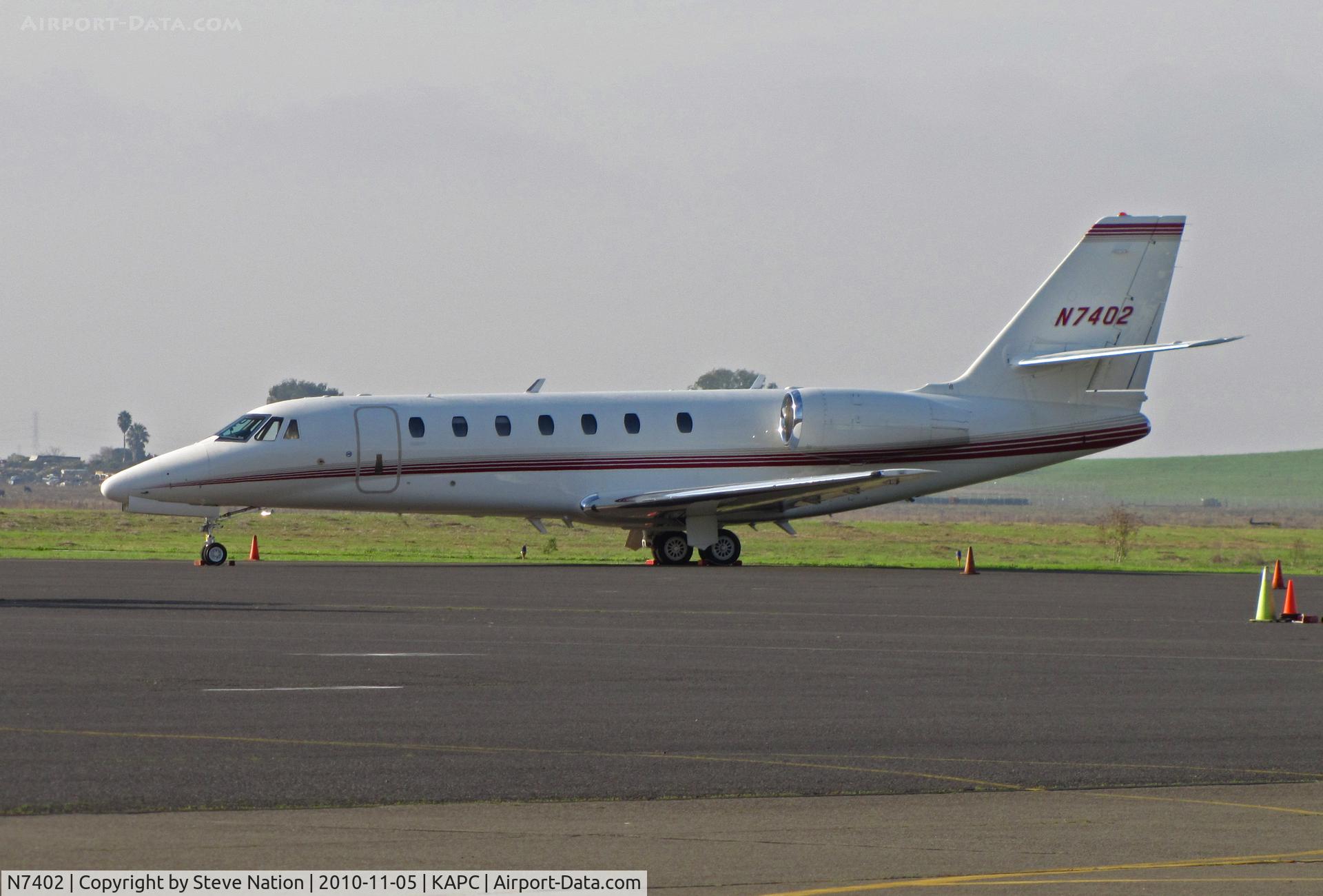 N7402, 2006 Cessna 680 Citation Sovereign C/N 680-0082, GMRI Leasing (Orlando, FL) 2006 Cessna 680 visiting Napa, CA