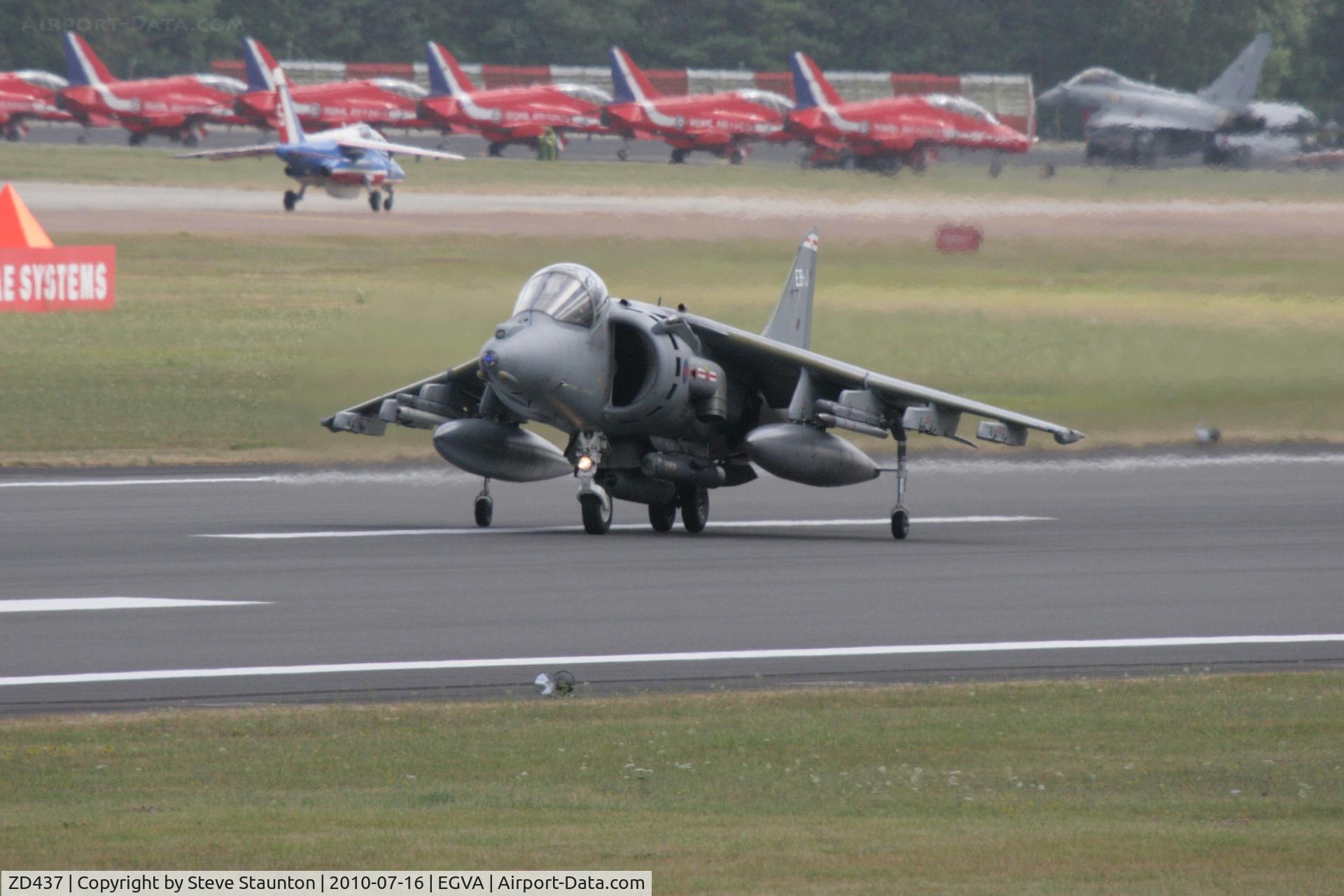 ZD437, British Aerospace Harrier GR.7 C/N P49, Taken at the Royal International Air Tattoo 2010