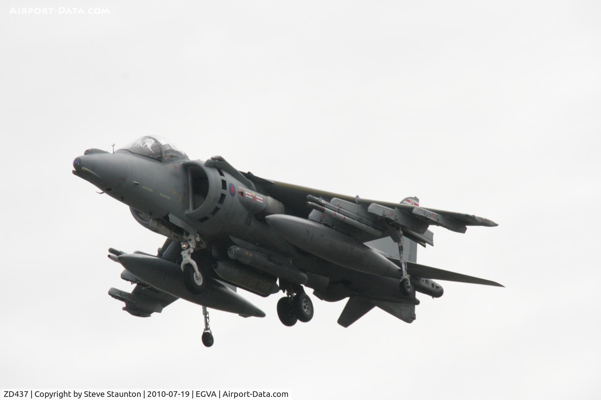 ZD437, British Aerospace Harrier GR.7 C/N P49, Taken at the Royal International Air Tattoo 2010