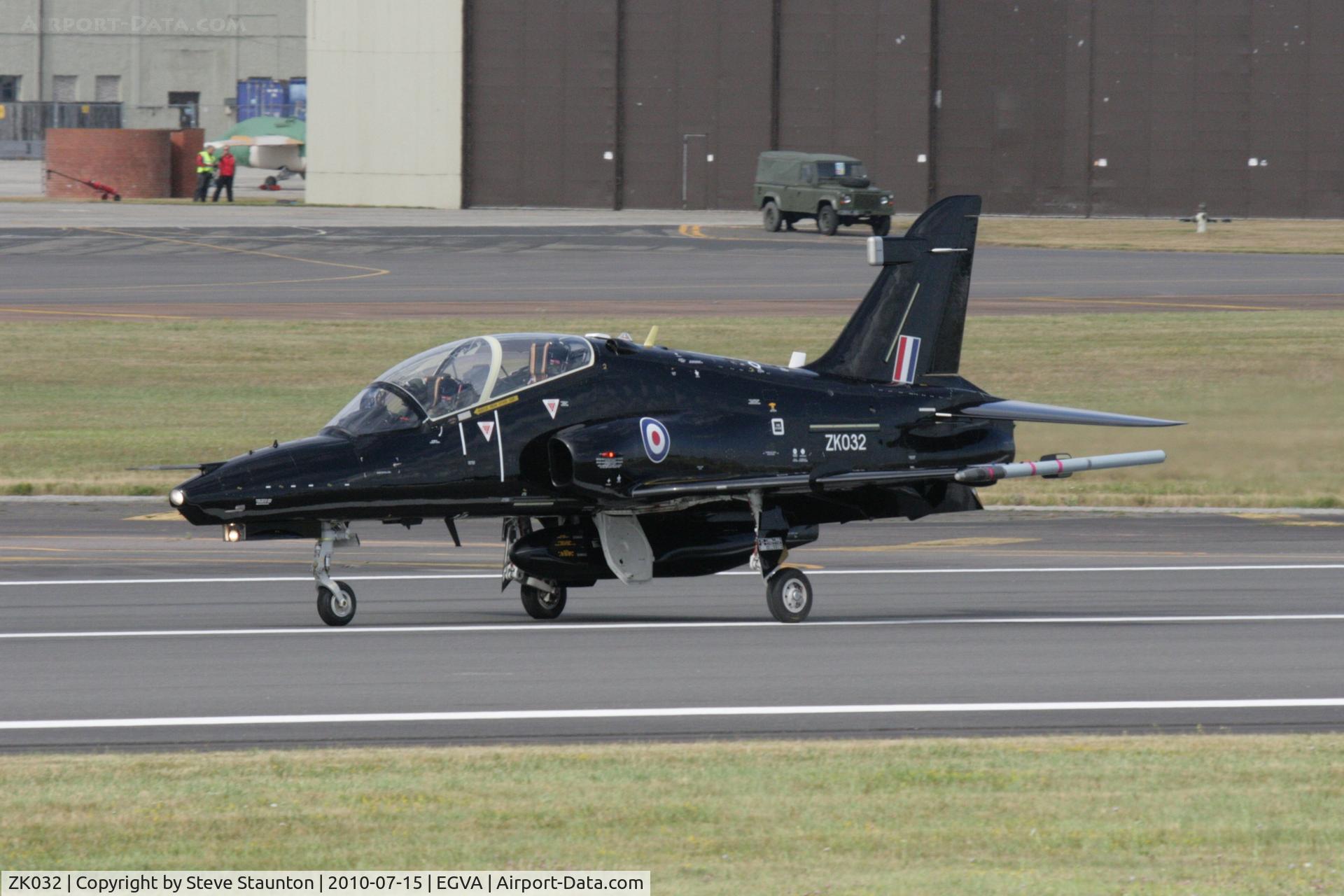 ZK032, 2009 British Aerospace Hawk T2 C/N RT023/1261, Taken at the Royal International Air Tattoo 2010