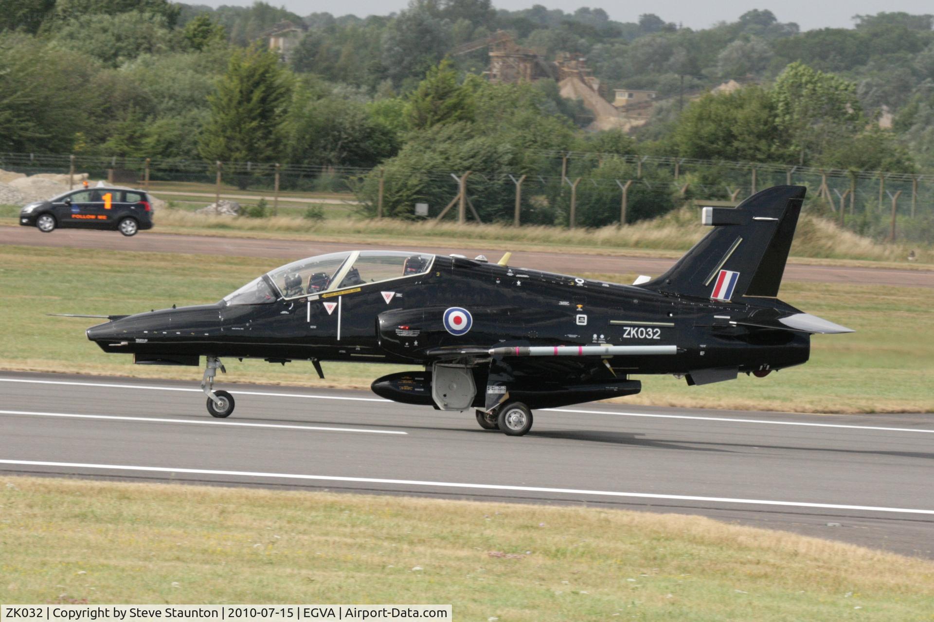 ZK032, 2009 British Aerospace Hawk T2 C/N RT023/1261, Taken at the Royal International Air Tattoo 2010