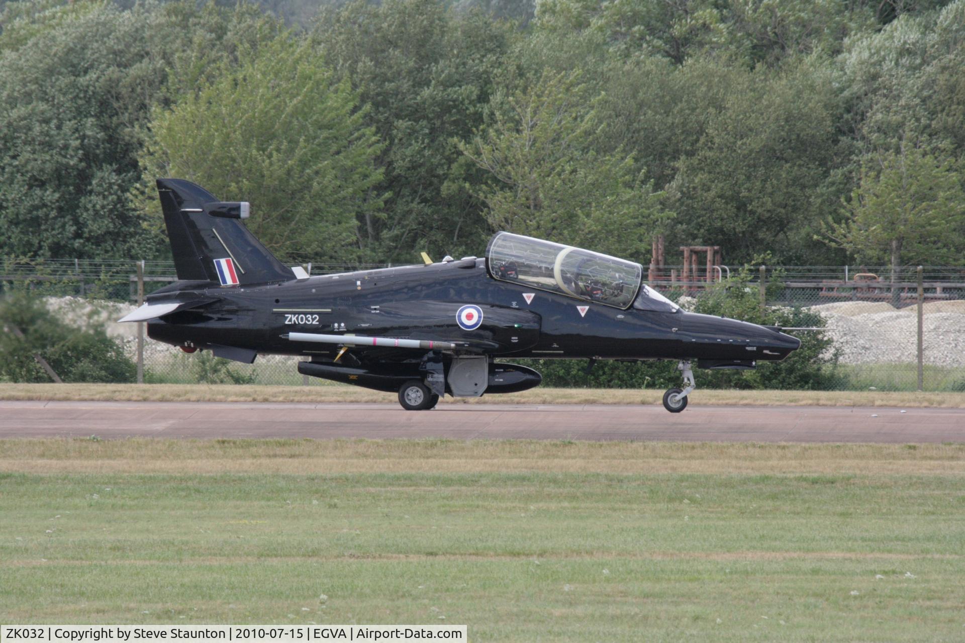ZK032, 2009 British Aerospace Hawk T2 C/N RT023/1261, Taken at the Royal International Air Tattoo 2010