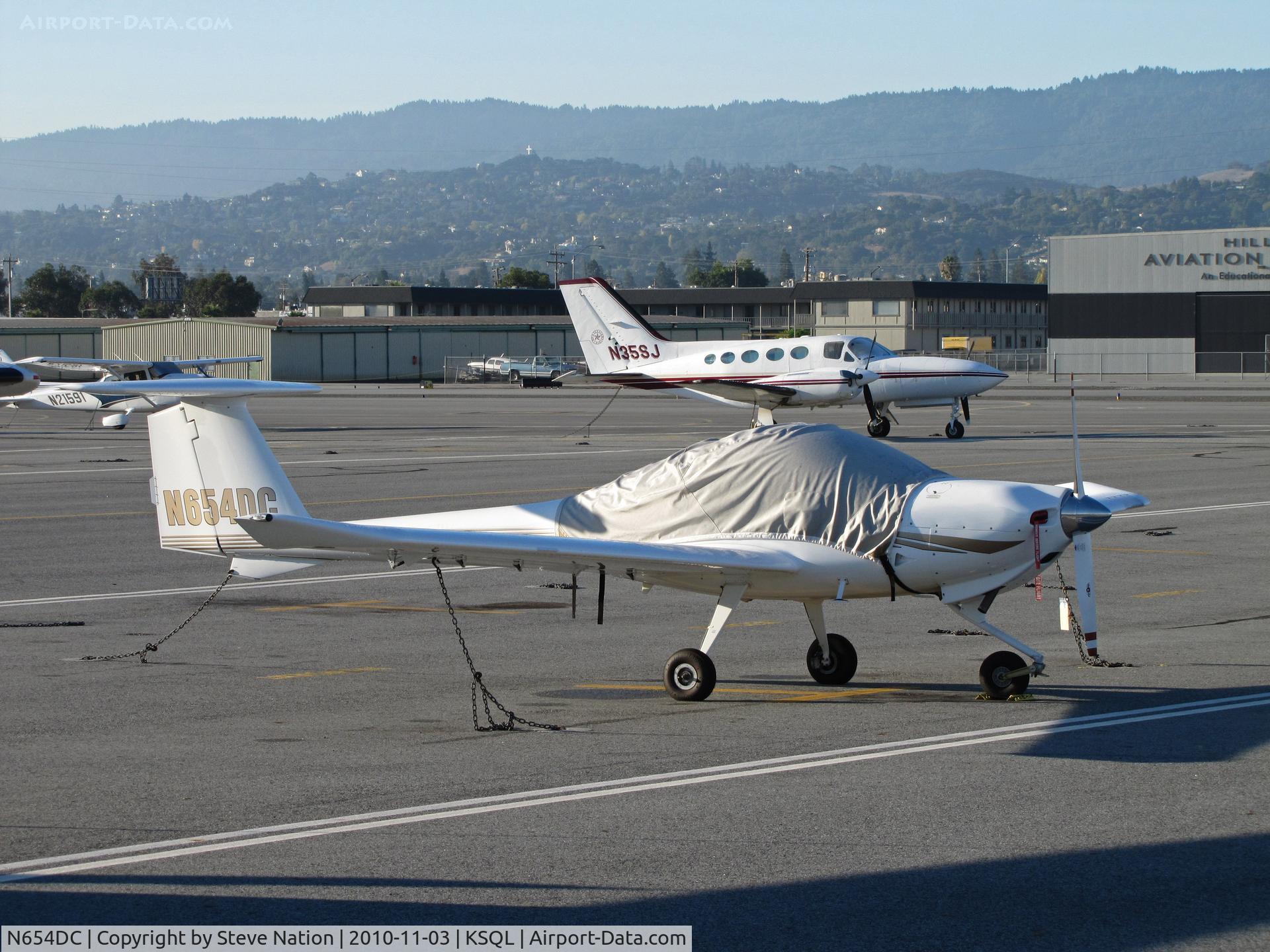 N654DC, 2005 Diamond DA-20C-1 Eclipse C/N C0337, Locally-based 2005 Diamond Acft DA20-CI @ KSQL/San Carlos, CA