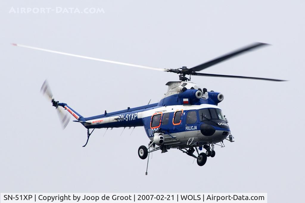 SN-51XP, 1996 PZL-Swidnik Mi-2 Kania C/N 90.03.01, Polish Police helicopter