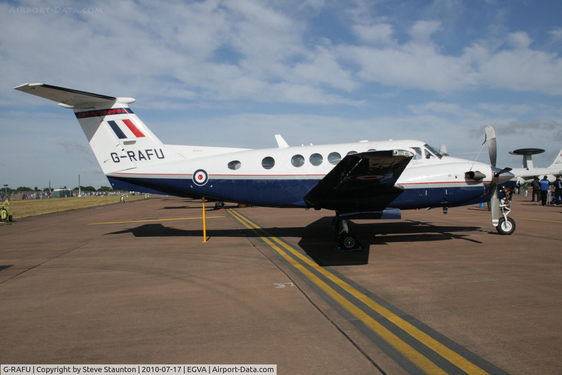 G-RAFU, 2009 Hawker Beechcraft B200GT Super King Air C/N BY-90, Taken at the Royal International Air Tattoo 2010