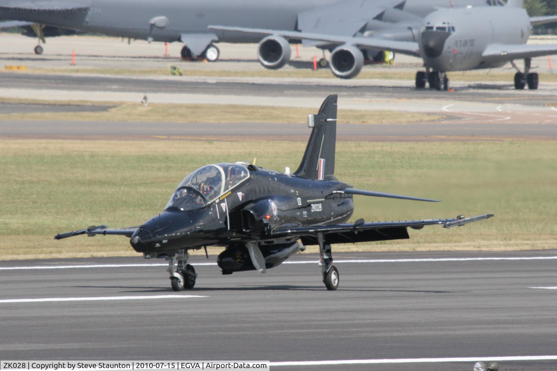 ZK028, 2009 British Aerospace Hawk T2 C/N RT019/1257, Taken at the Royal International Air Tattoo 2010