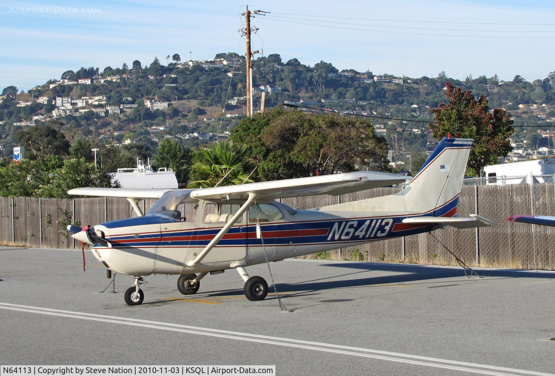 N64113, 1975 Cessna 172M C/N 17265029, 1972 Cessna 172M @ KSQL/San Carlos, CA