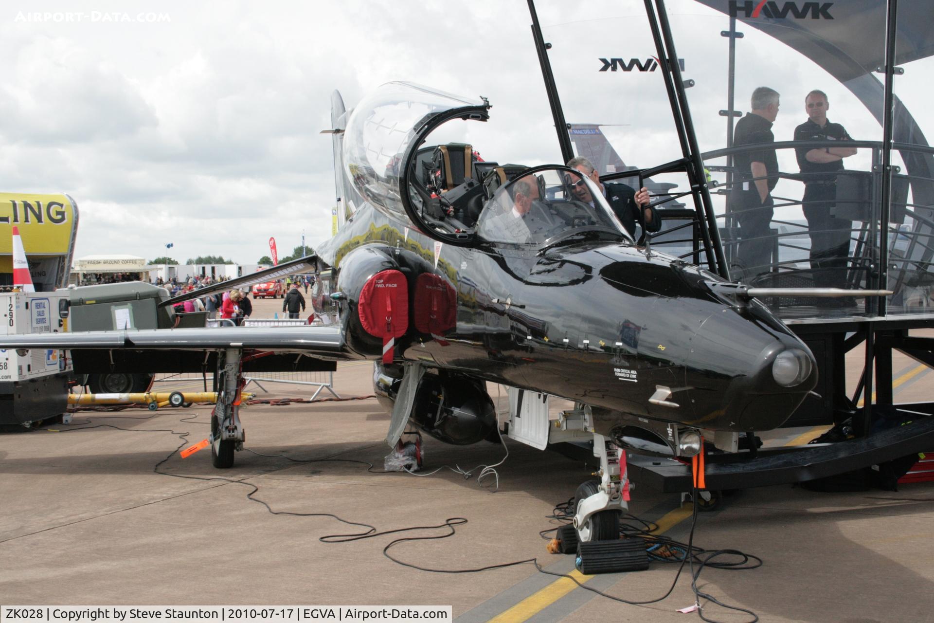 ZK028, 2009 British Aerospace Hawk T2 C/N RT019/1257, Taken at the Royal International Air Tattoo 2010