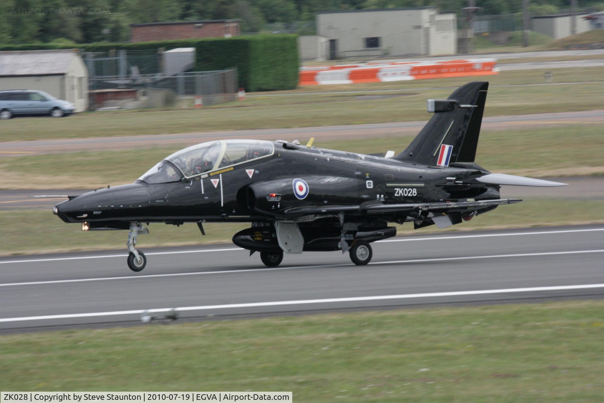 ZK028, 2009 British Aerospace Hawk T2 C/N RT019/1257, Taken at the Royal International Air Tattoo 2010