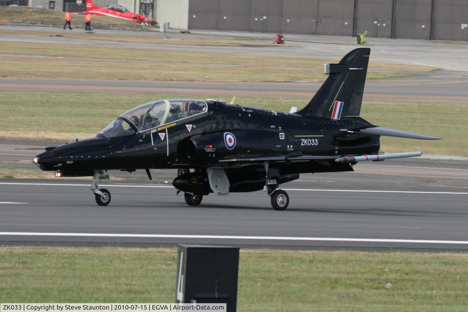 ZK033, 2010 British Aerospace Hawk T2 C/N RT024/1262, Taken at the Royal International Air Tattoo 2010