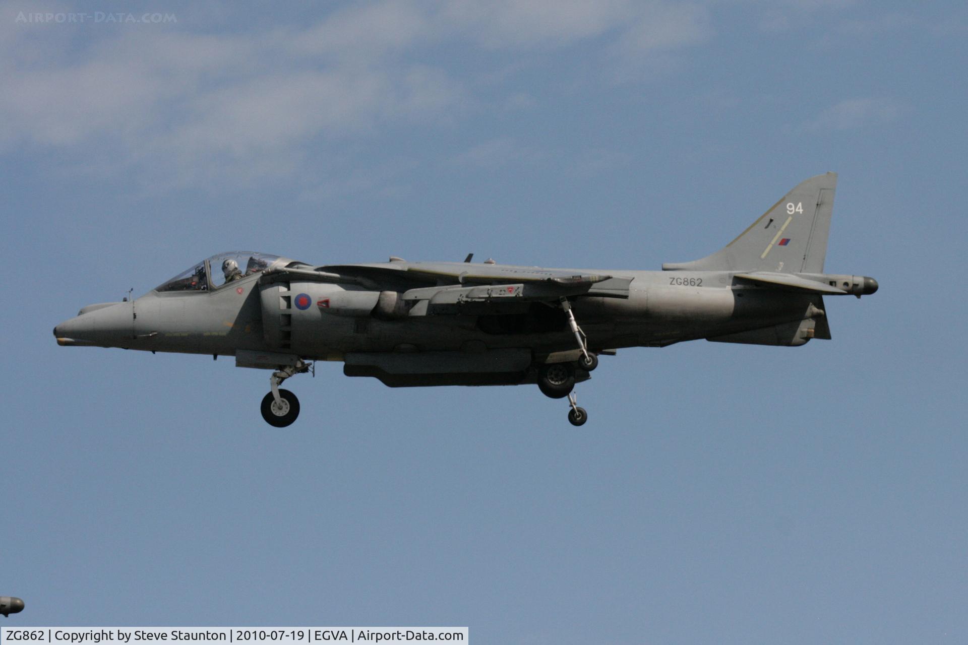 ZG862, British Aerospace Harrier GR.7 C/N P94, Taken at the Royal International Air Tattoo 2010