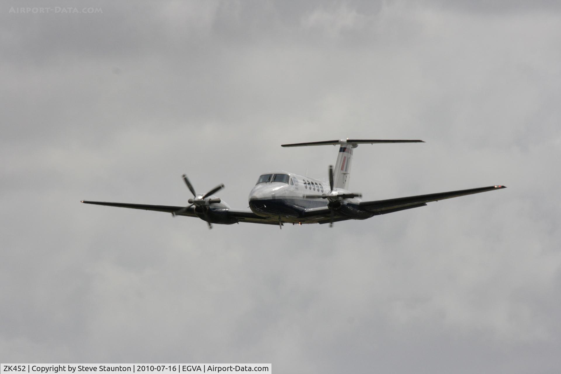 ZK452, 2003 Raytheon B200 King Air C/N BB-1832, Taken at the Royal International Air Tattoo 2010