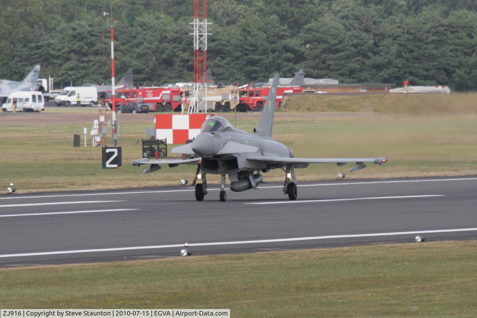 ZJ916, 2005 Eurofighter EF-2000 Typhoon FGR4 C/N 0057/BS007, Taken at the Royal International Air Tattoo 2010