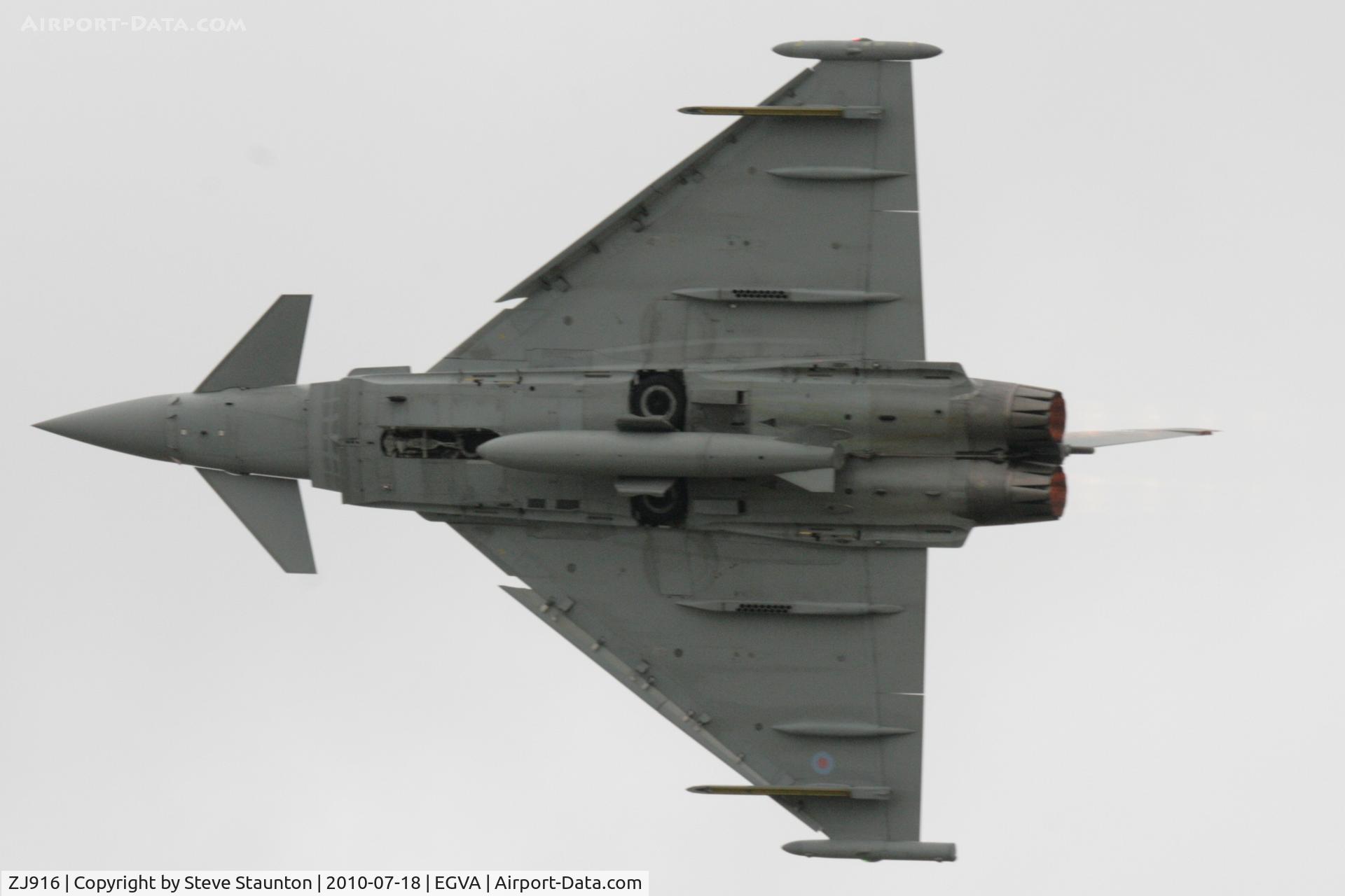 ZJ916, 2005 Eurofighter EF-2000 Typhoon FGR4 C/N 0057/BS007, Taken at the Royal International Air Tattoo 2010