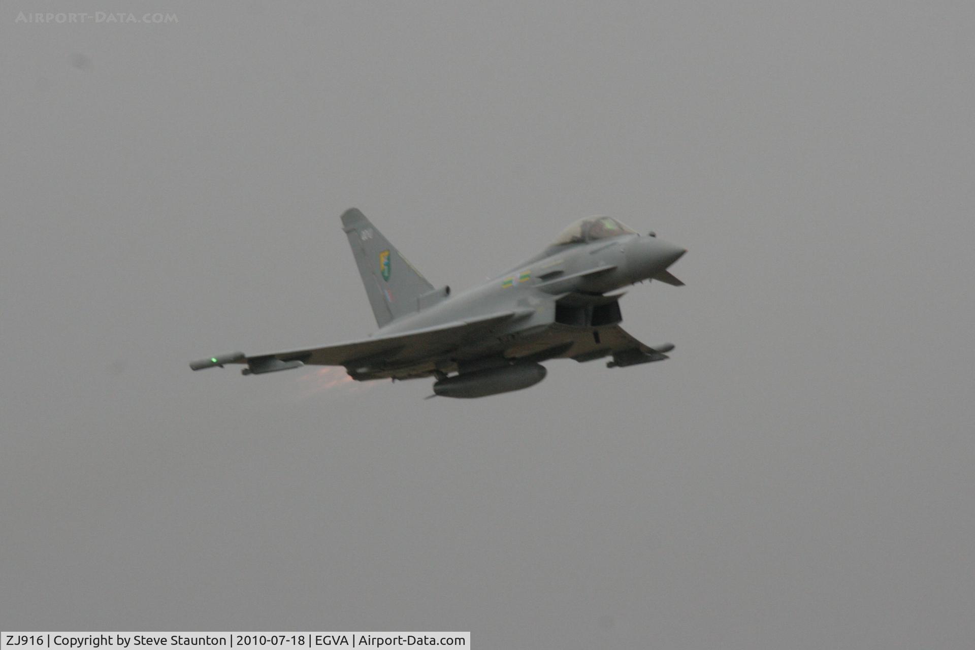 ZJ916, 2005 Eurofighter EF-2000 Typhoon FGR4 C/N 0057/BS007, Taken at the Royal International Air Tattoo 2010