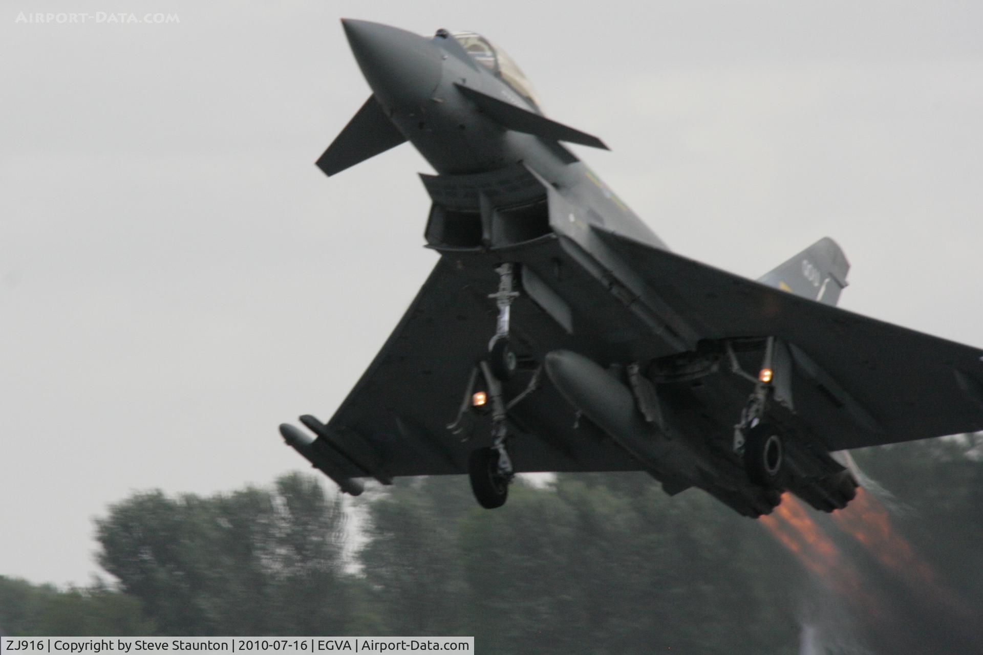 ZJ916, 2005 Eurofighter EF-2000 Typhoon FGR4 C/N 0057/BS007, Taken at the Royal International Air Tattoo 2010