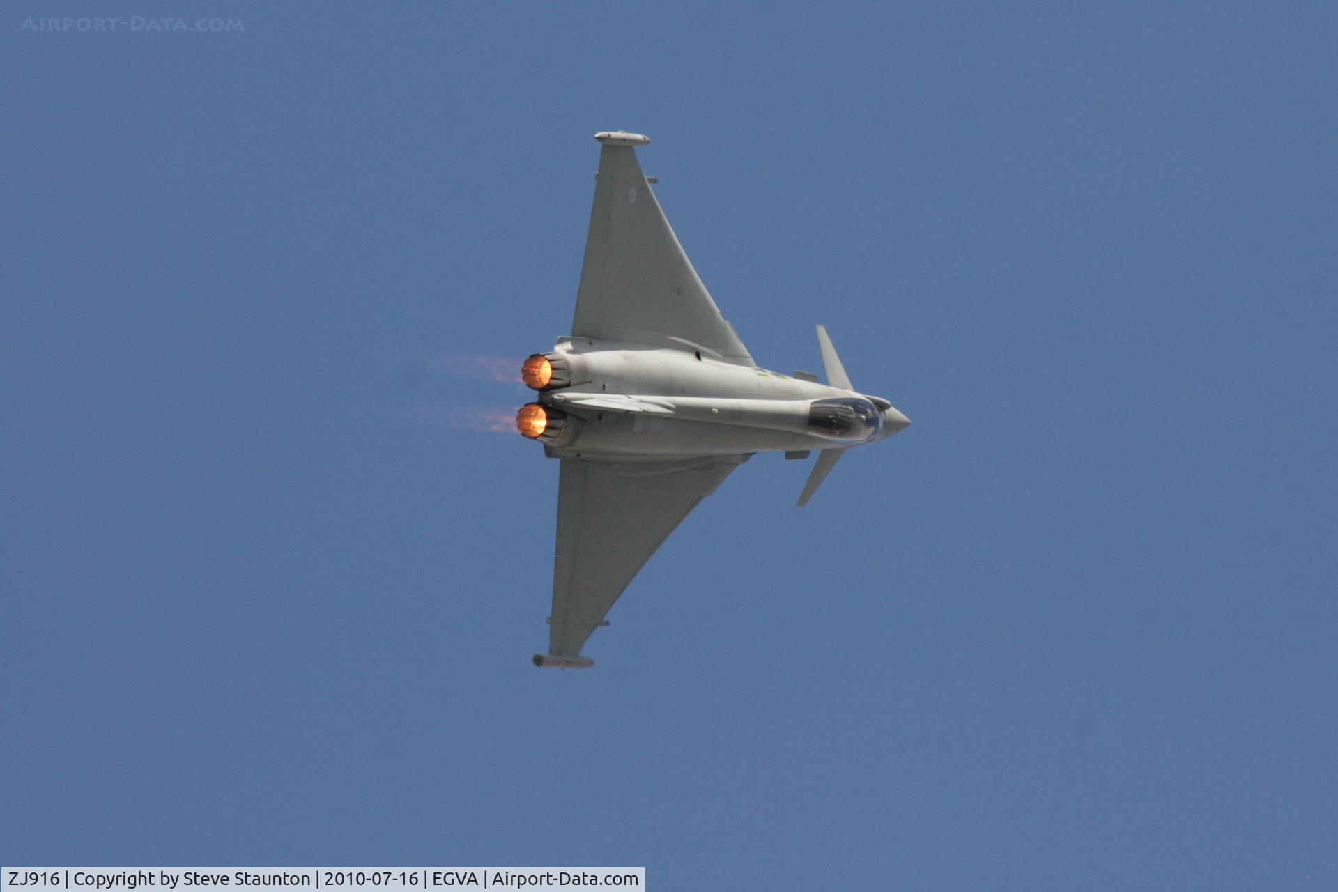 ZJ916, 2005 Eurofighter EF-2000 Typhoon FGR4 C/N 0057/BS007, Taken at the Royal International Air Tattoo 2010