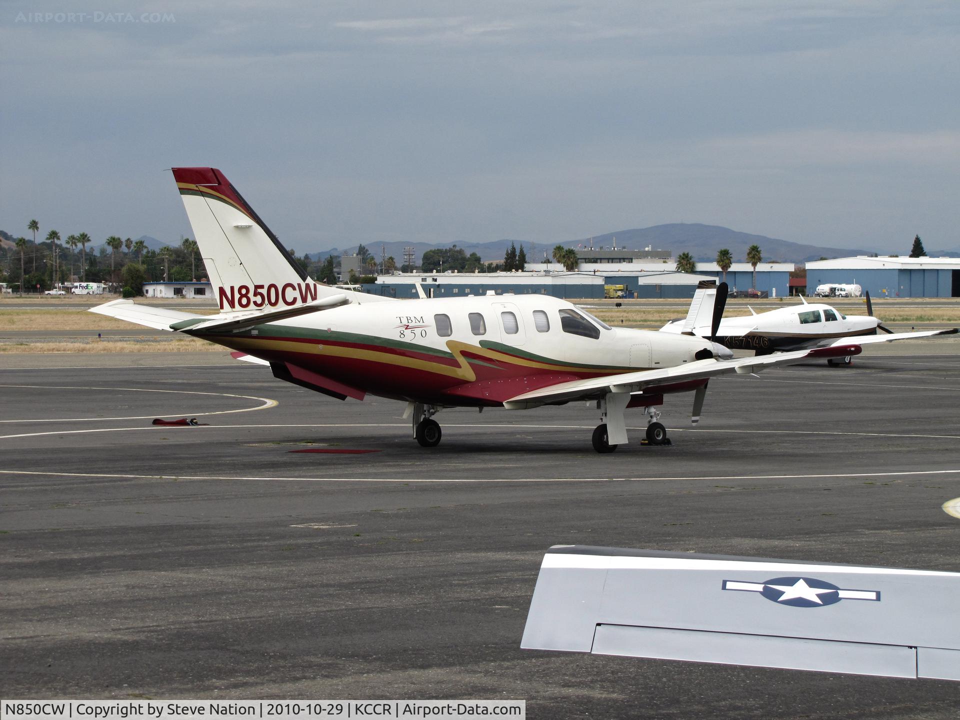 N850CW, 2006 Socata TBM-700 C/N 376, San Diego-based 2006 SOCATA TBM 700 @ KCCR/Buchanan Field, Concord, CA