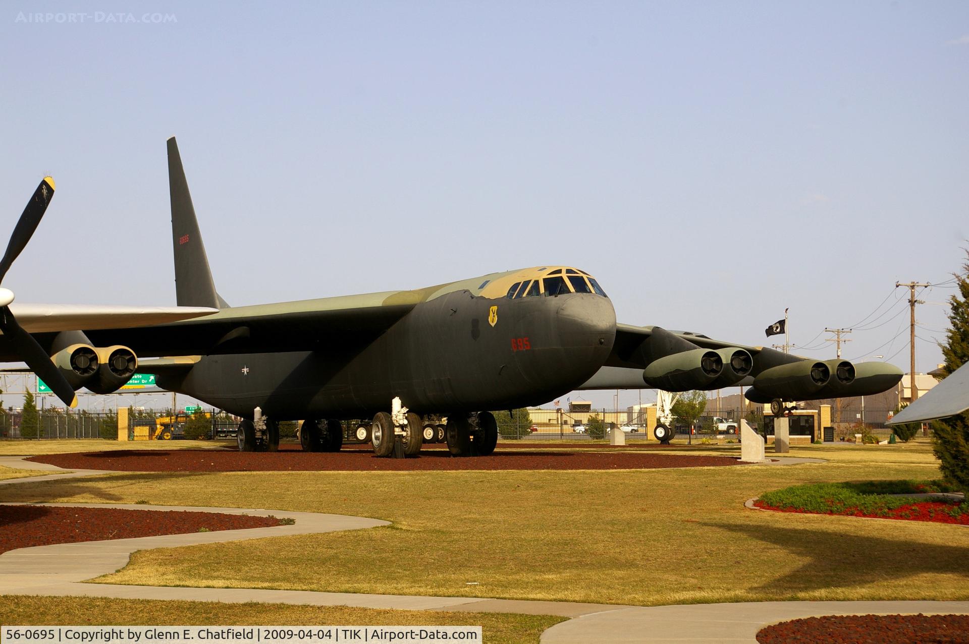 56-0695, 1956 Boeing B-52D-40-BW Stratofortress C/N 464066, Heritage Collection at Tinker AFB, OK