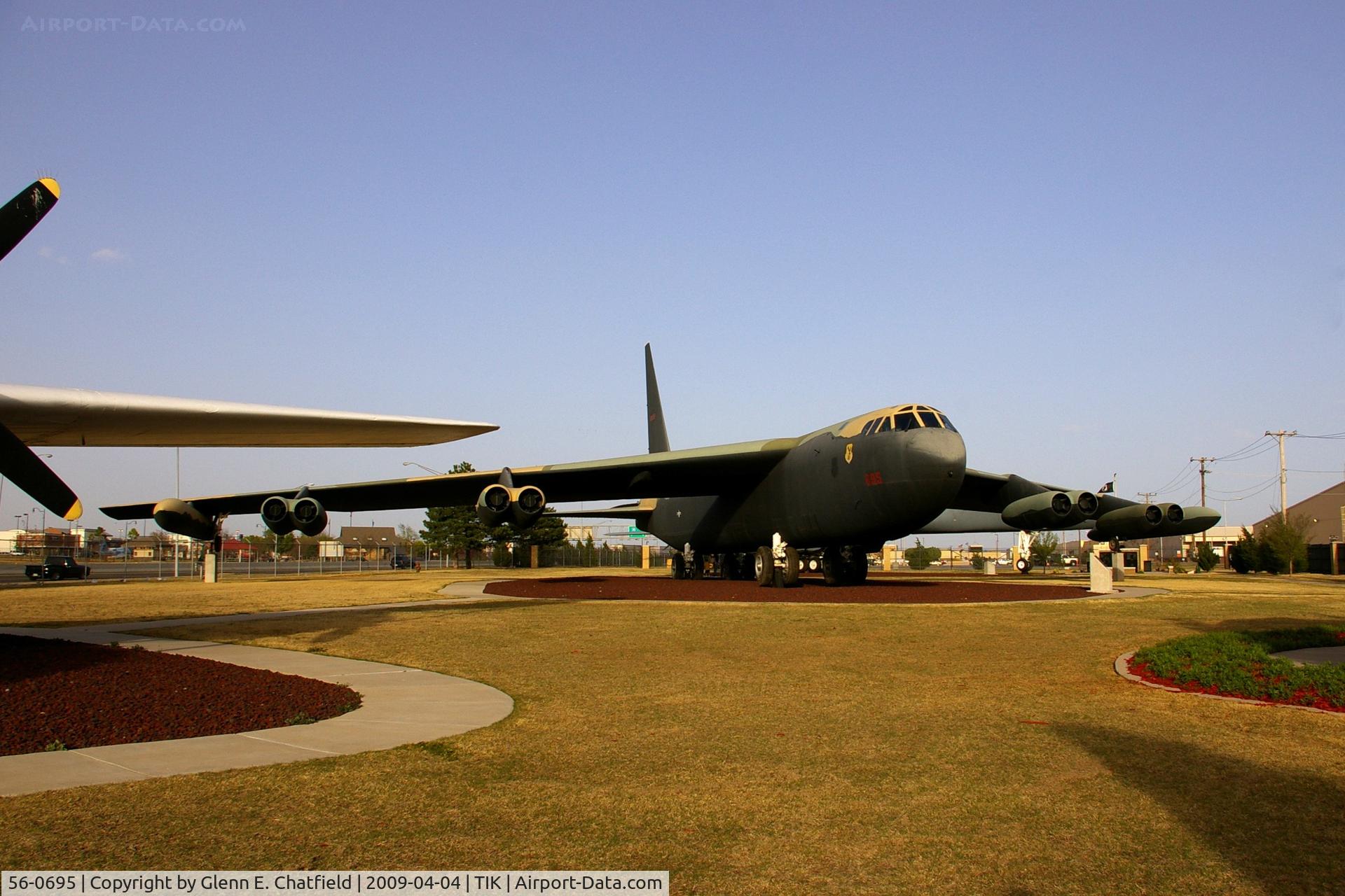 56-0695, 1956 Boeing B-52D-40-BW Stratofortress C/N 464066, Heritage Collection at Tinker AFB, OK