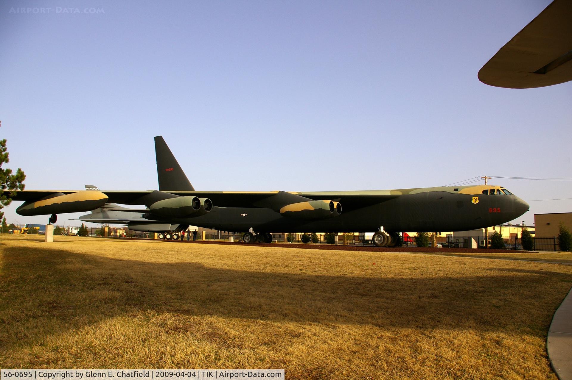 56-0695, 1956 Boeing B-52D-40-BW Stratofortress C/N 464066, Heritage Collection at Tinker AFB, OK