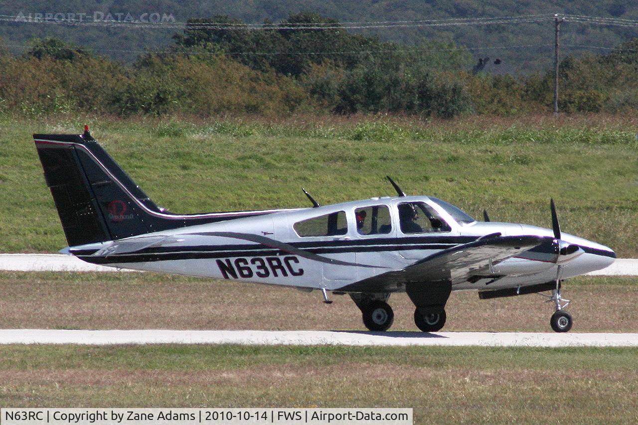 N63RC, 1968 Beech D55 Baron C/N TE-538, At Fort Worth Spinks Airport