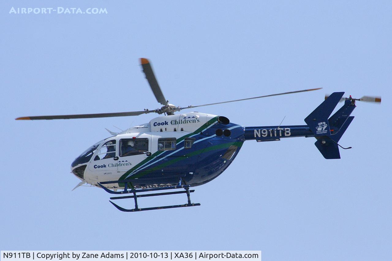 N911TB, Eurocopter-Kawasaki EC-145 (BK-117C-2) C/N 9281, Teddy Bear One (Cook Children's Hospital air ambulance)