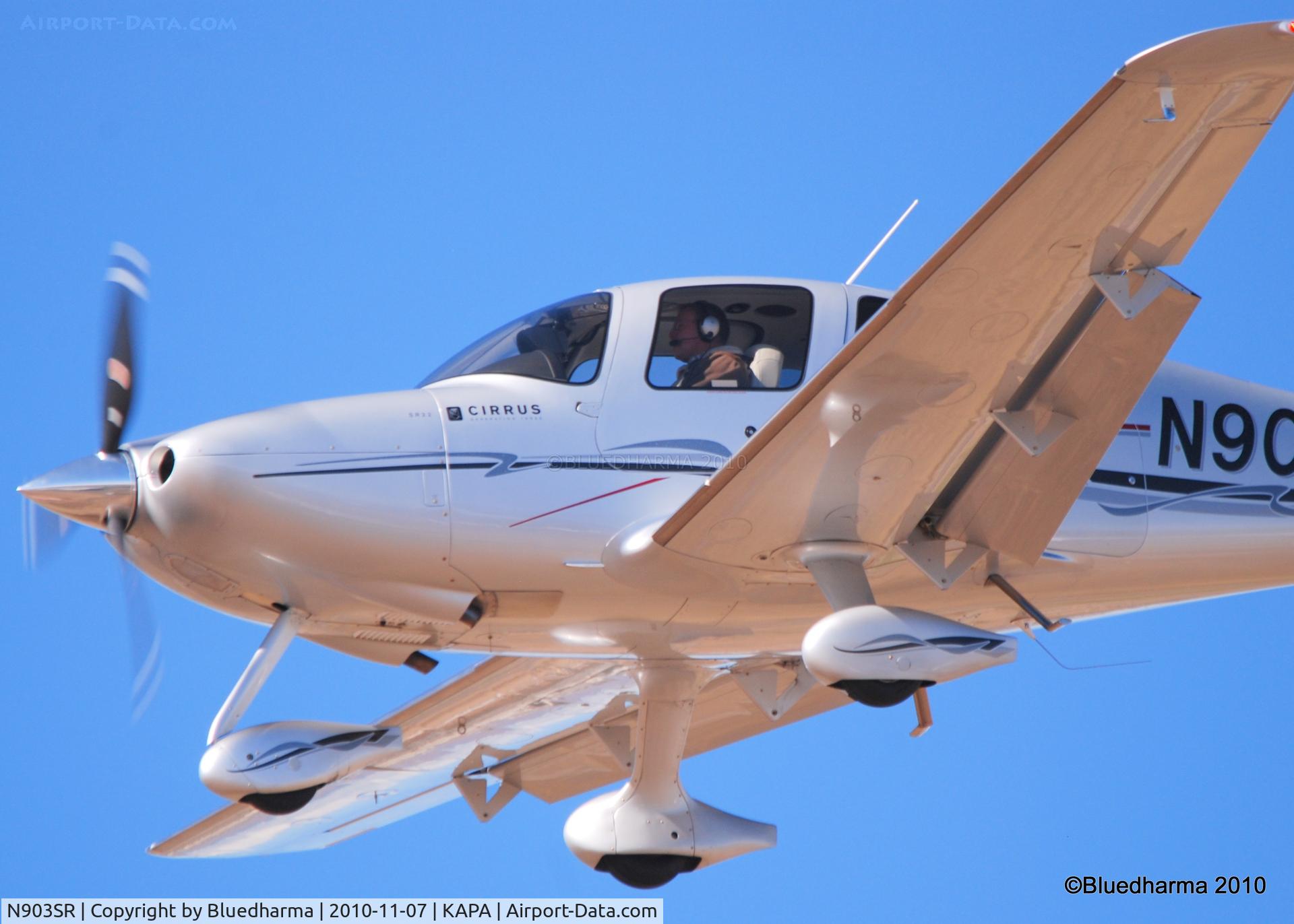 N903SR, 2007 Cirrus SR22 G3 GTS Turbo C/N 2465, On final to 17L