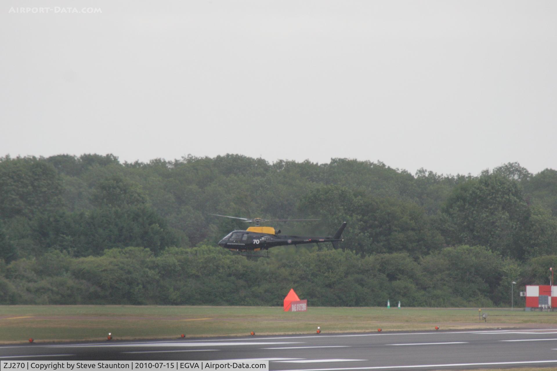ZJ270, 1997 Eurocopter AS-350BB Squirrel HT1 Ecureuil C/N 3000, Taken at the Royal International Air Tattoo 2010