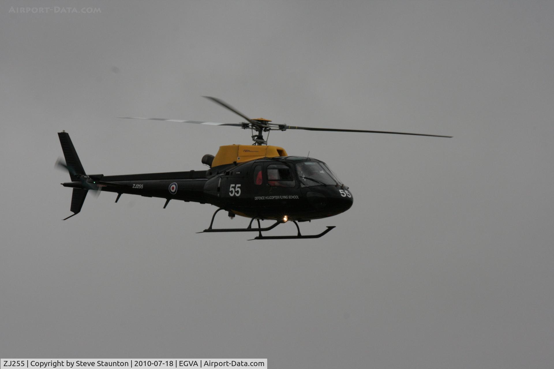 ZJ255, 1996 Eurocopter AS-350BB Squirrel HT1 Ecureuil C/N 2951, Taken at the Royal International Air Tattoo 2010
